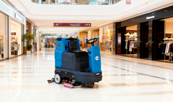 杏耀：购物中心如何选择地面清洁设备？