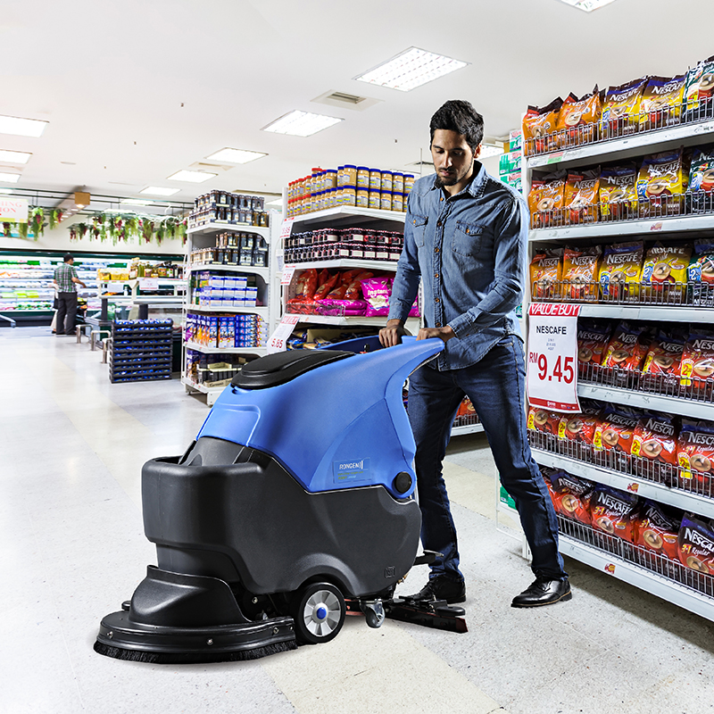 车间脏污地面就用杏耀全自动洗地机