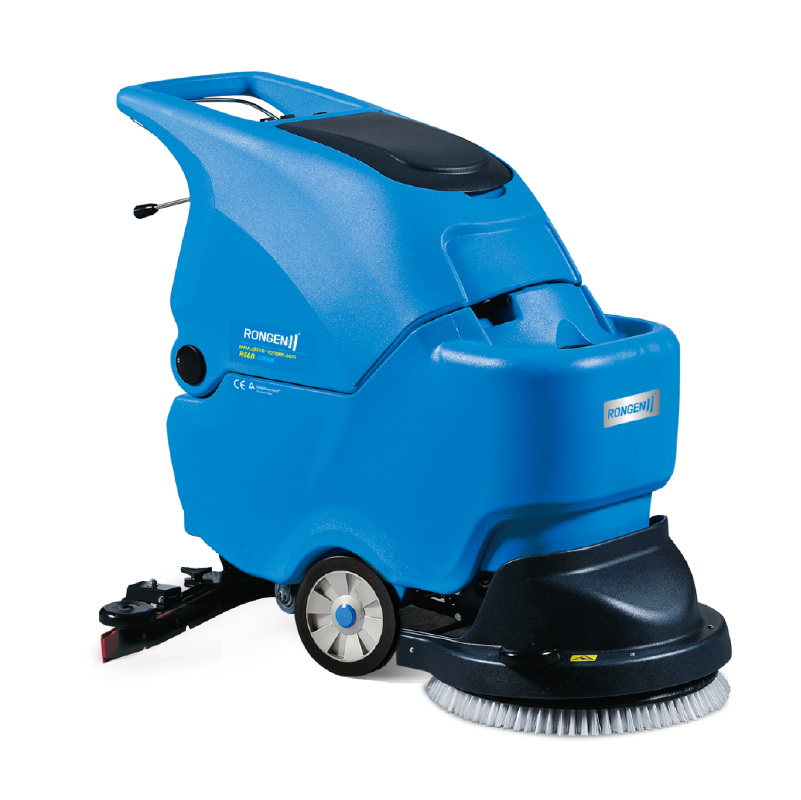 电瓶式全自动洗地机清洗效率高吗?